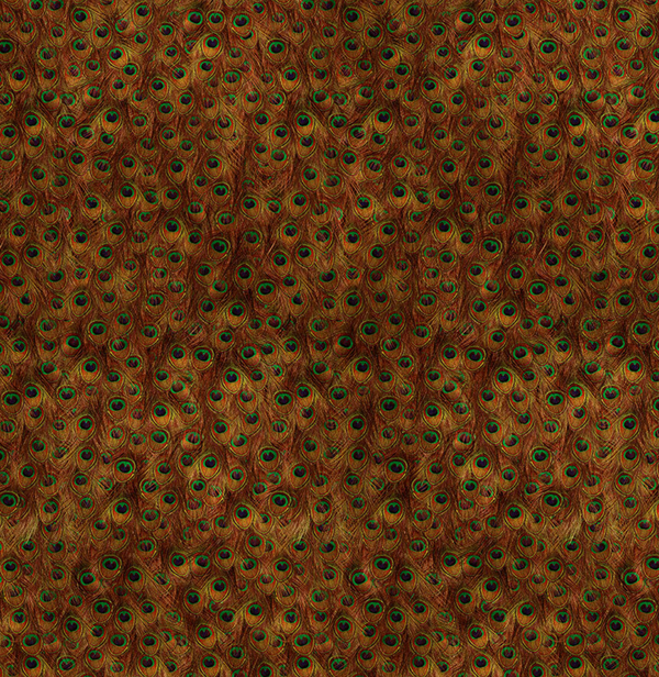 PeaFowl Peacock Feathers - Gold | Coordone Europe