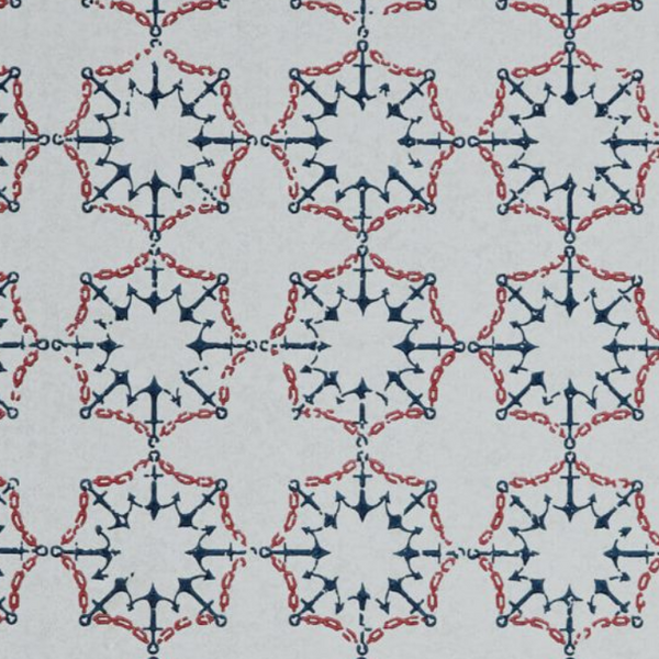 Anchor Tile Wallcovering - Red White Blue