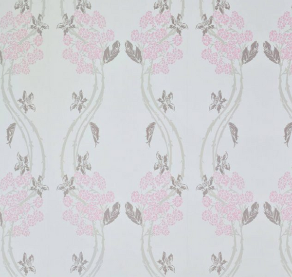 Autumn Berry Wallcovering -  Vintage Pink