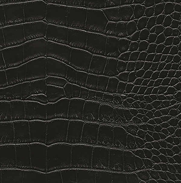 Cocco's Crocodile Faux Leather Black | Phillipe Romano