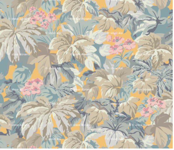 Fiona's 1920's Floral Art Deco | Architectural Wallcoverings