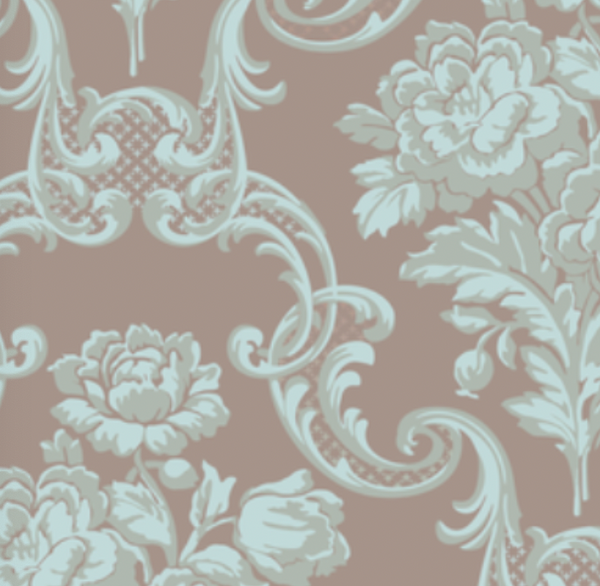 Somersworth 1950's Damask Wallpaper | DW Bespoke Studios