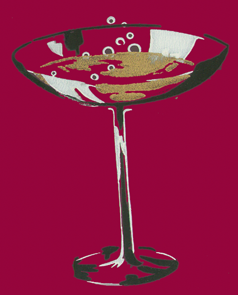 Martini Anyone Wallpaper - Cocktail - Red
