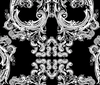 Noah' Skull Damask Wallpaper