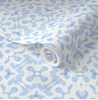 Walter Water Color Paper Blue Traditional Wallpaper