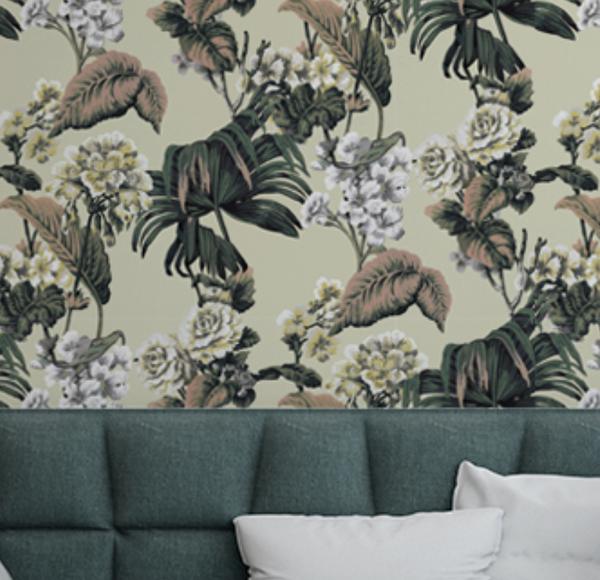 Royalton 1950's Floral Wallpaper | DW Bespoke Studios