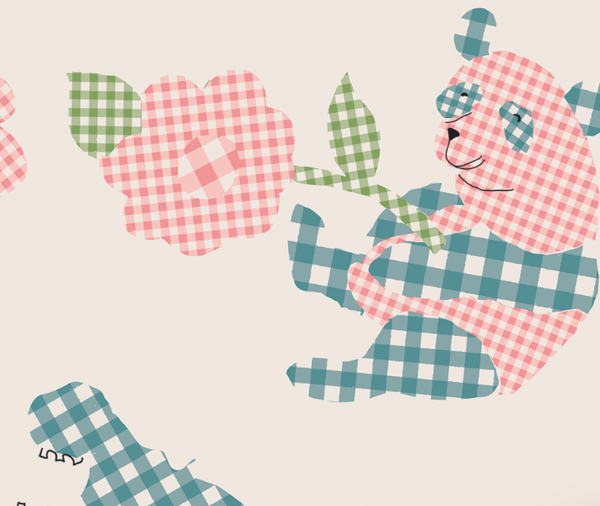 Hilly's Hippo Vintage Wallcovering | DW Bespoke Studios