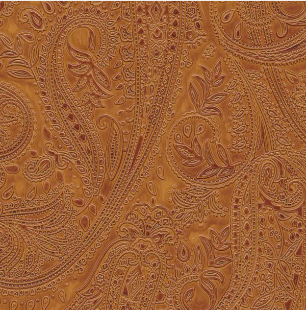 Prive - Paisley Faux Leather - Acorn