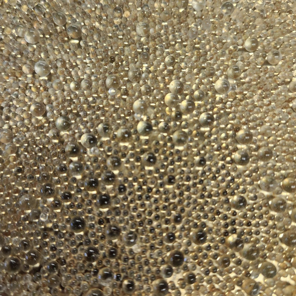 Gleaming Glambeads Bright Gold Metallic Glass Bead Wallcovering