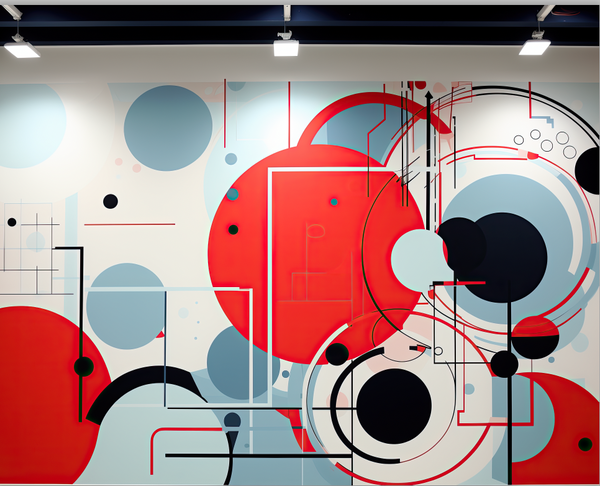 Giano Abstract Mural by Fentucci™