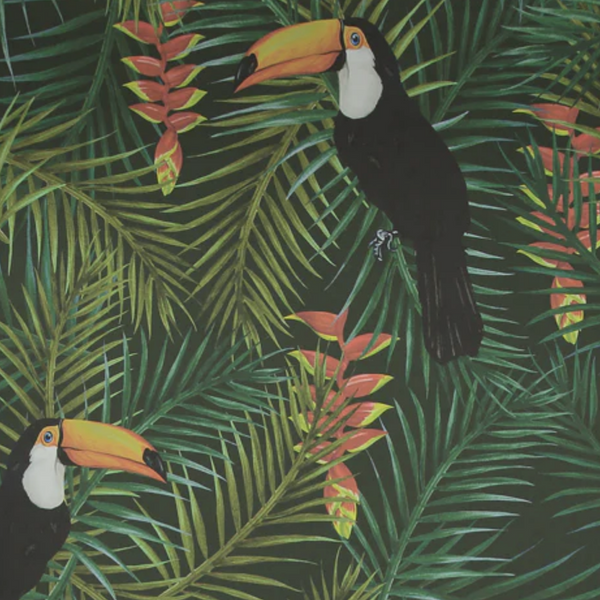 Toucan Green Wallcovering | Graduate Collection