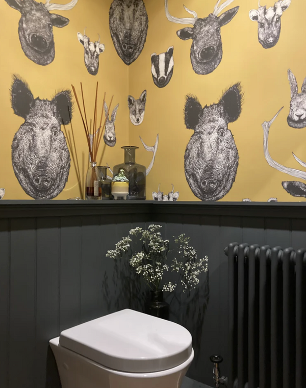 Vestige Mustard Wallcovering | Graduate Collection