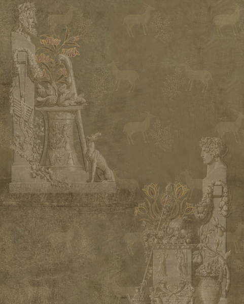 Sculptural Moss Wallpaper | Mind The Gap