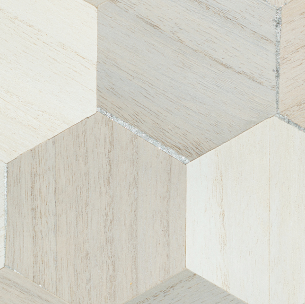 Ajiro Honeycomb - White Hive | Maya Romanoff