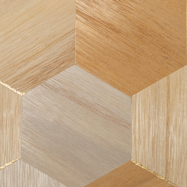 Ajiro Honeycomb - Golden Honey | Maya Romanoff