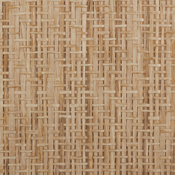 Island Weaves Minnow - Beige Natural Wallcovering | Maya Romanoff