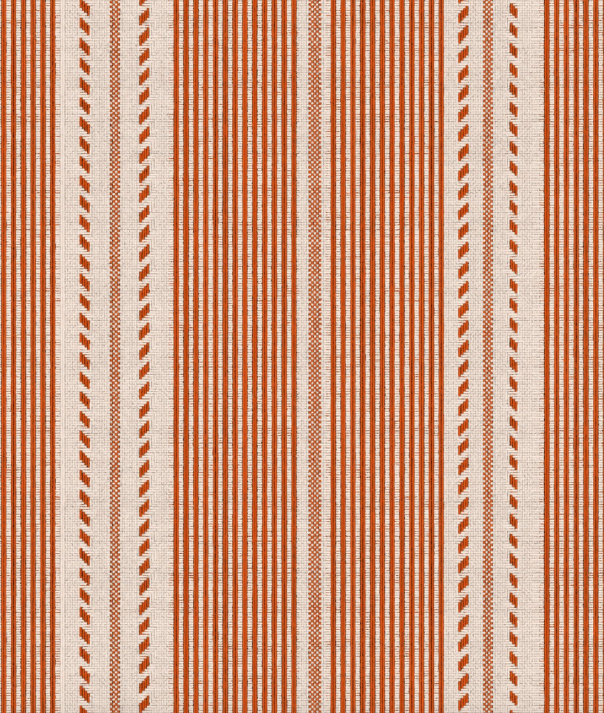 Berber Stripes Rouge Wallpaper | Mind The Gap