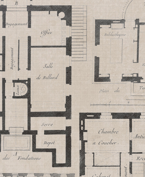 Chateau Taupe Wallpaper | Mind The Gap