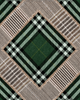 Checkered Patchwork British Green Wallpaper | Mind The Gap