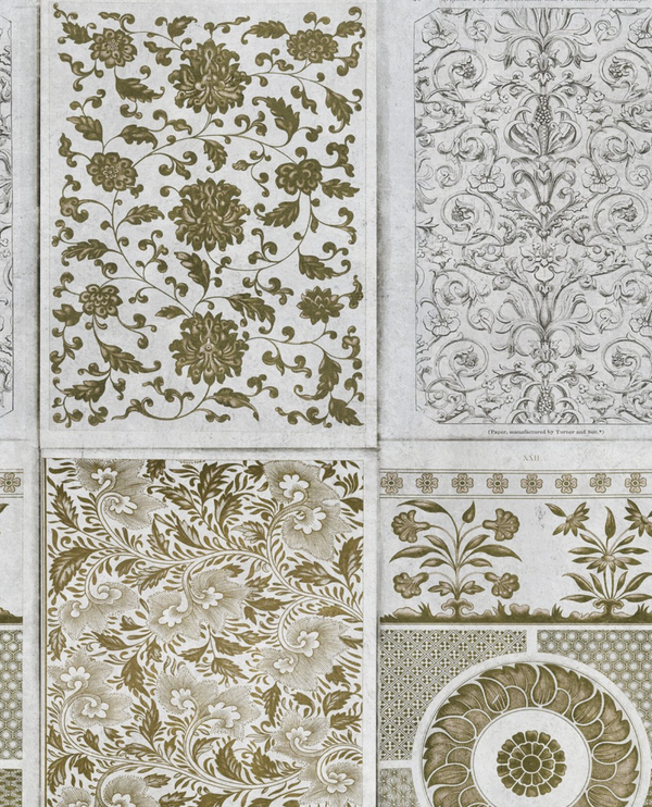 Chinese Pattern - Brown Wallcovering | Mind the Gap
