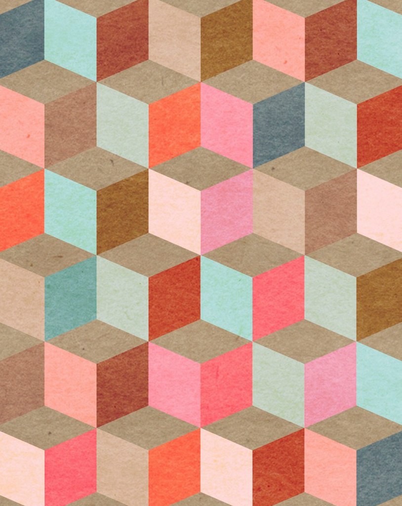 Coloured Geometry Wallpaper | Mind The Gap