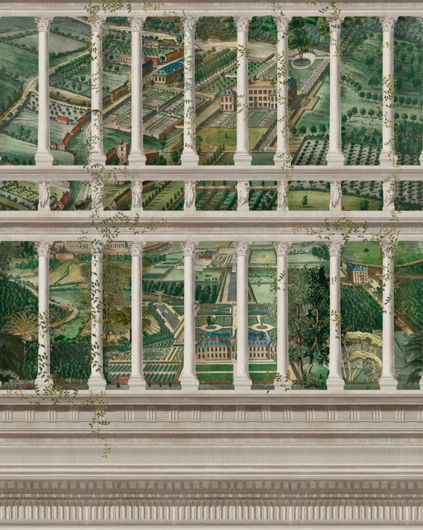 Fairyland - Taupe, Green, Grey Wallcovering | Mind the Gap
