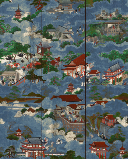 Floating World - Blue Wallcovering | Mind the Gap
