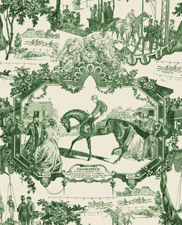 Grand Prix - Green Wallcovering | Mind the Gap