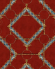 Decorative Harness Burgundy Wallpaper | Mind The Gap