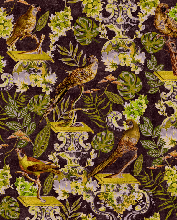 La Voliere - Dark Wallcovering | Mind the Gap