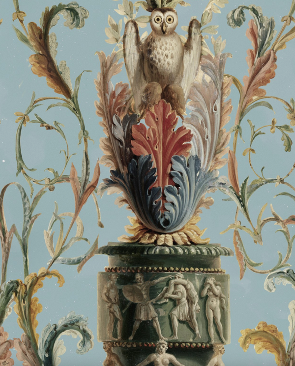 Le Jardin Secret - Taupe, Blue, Green, Red Wallcovering | Mind the Gap