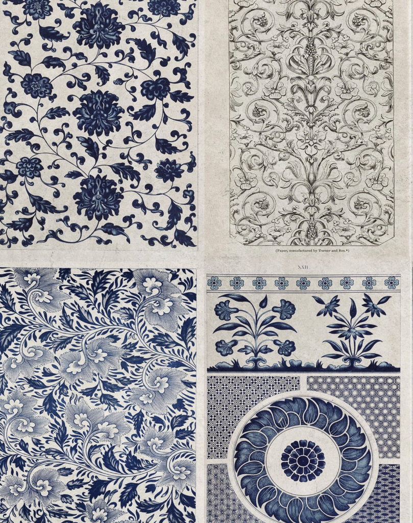 Chinese Patterns Blue Wallpaper | Mind The Gap