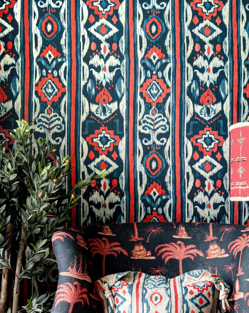 Mediterraneo Indigo Wallpaper | Mind The Gap