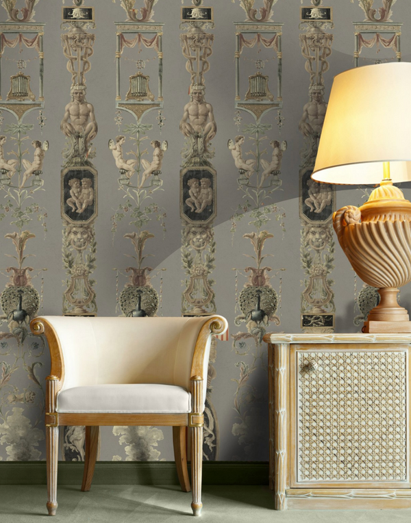 Pilasters - Grey Wallcovering | Mind the Gap
