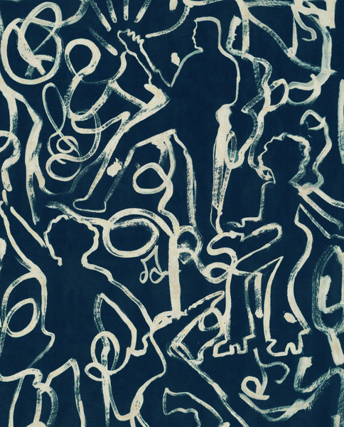 On The Stage Midnight Blue Wallpaper | Mind The Gap