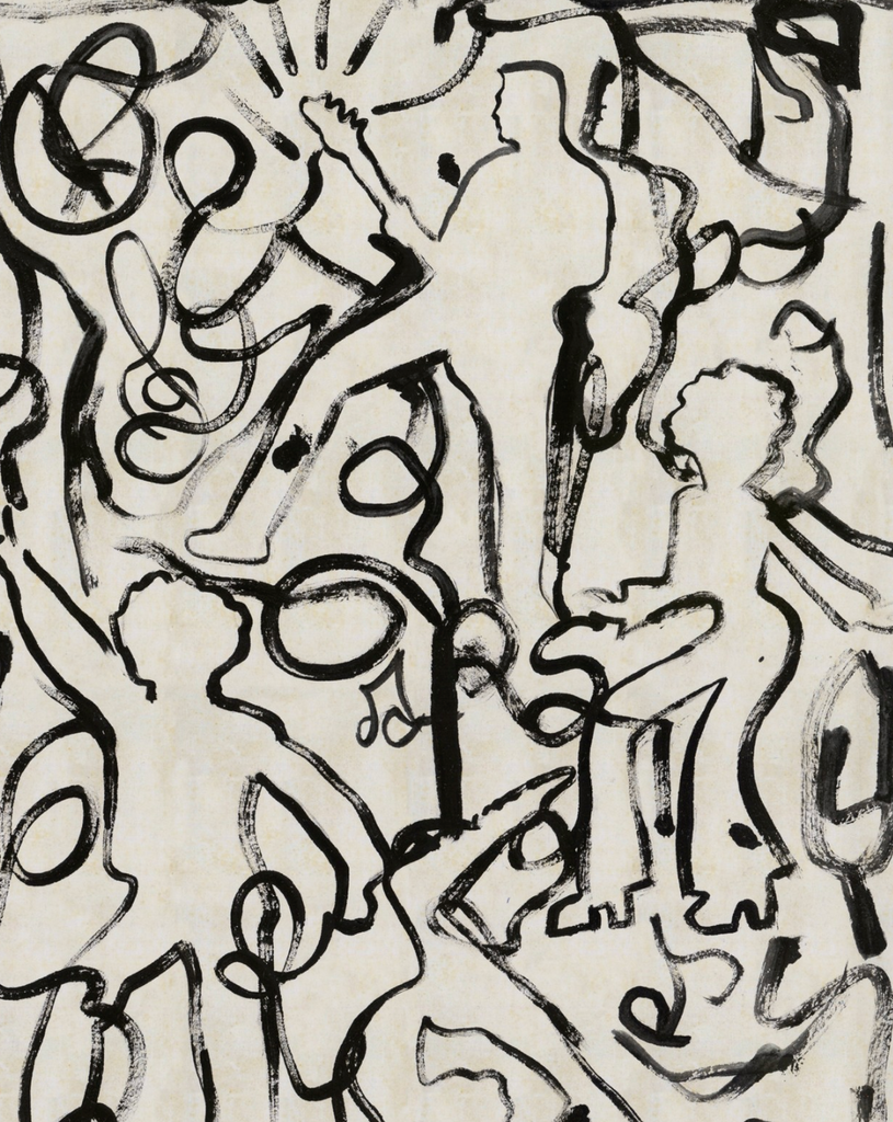 On The Stage Monochrome Wallpaper | Mind The Gap