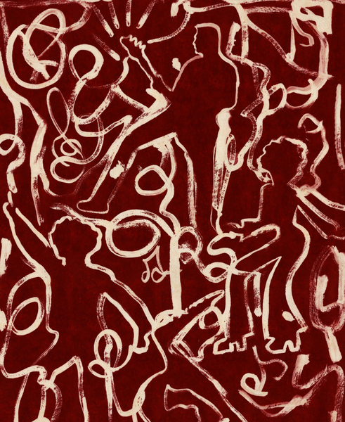 On The Stage Rhubarb Wallpaper | Mind The Gap