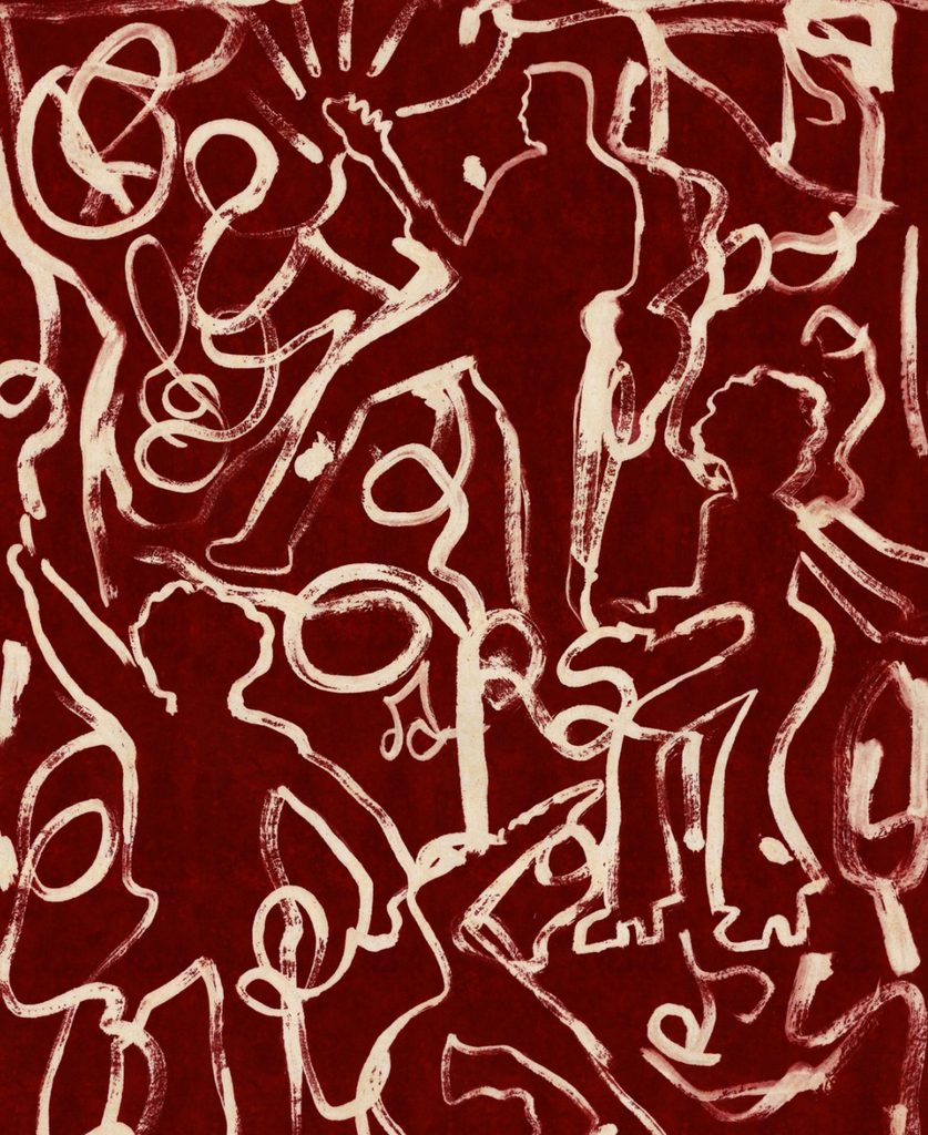 On The Stage Rhubarb Wallpaper | Mind The Gap