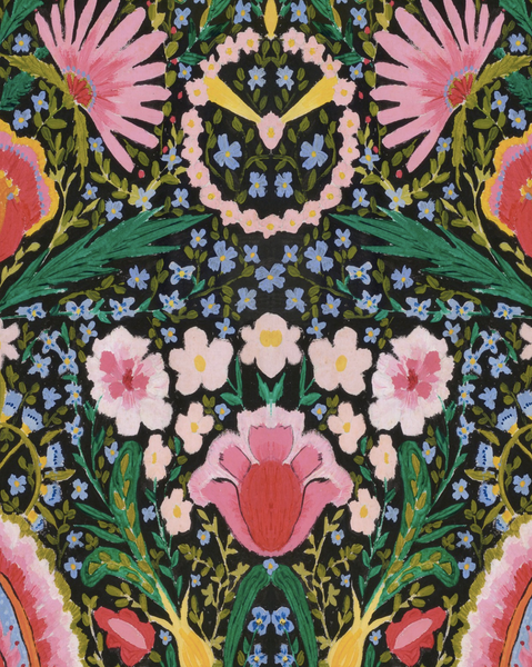 Susie Q Anthracite Wallpaper | Mind The Gap