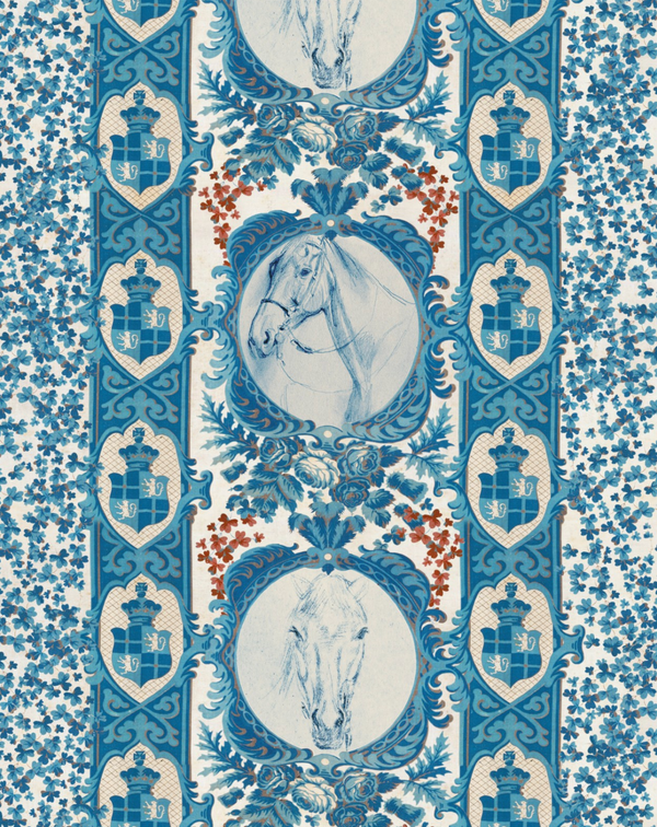 The Competition Panel - Blue Wallcovering | Mind the Gap