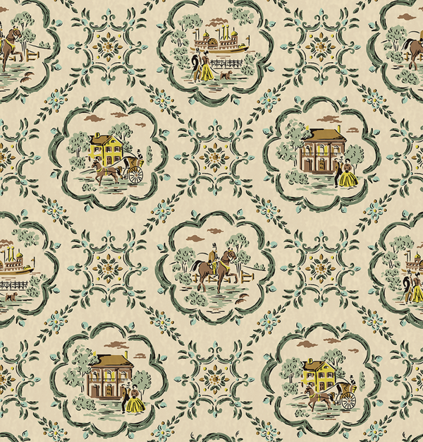 Williamsburg 1950's Colonial | Architectural Wallcoverings