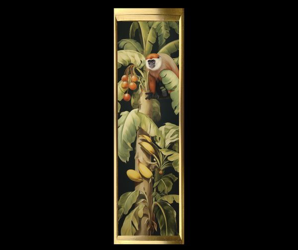 Monique Monkeys Tromp L'Oeil Wall Panel "A"