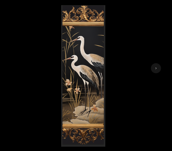 Seaside Stork Tromp L'Oeil Wall Panel "D"
