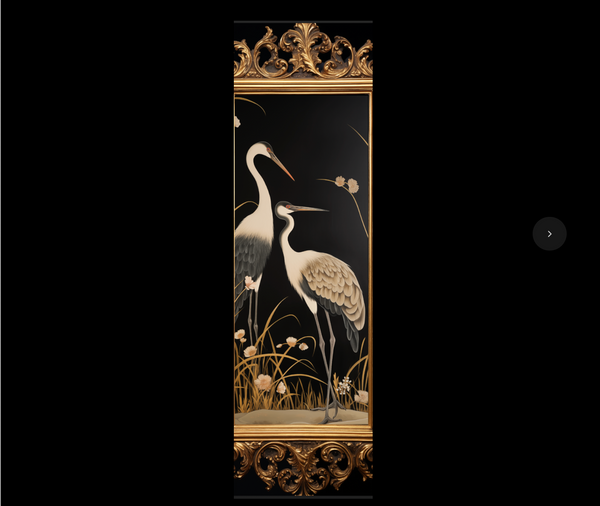 Seaside Stork Tromp L'Oeil Wall Panel "B"