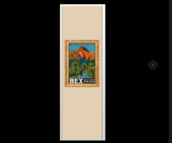 Mountain Resort Tromp L'Oeil Wall Panel