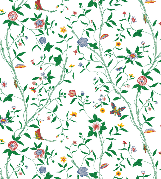 The Original Imperial Garden by Charles Barone Lush Green Wallcovering | DW Bespoke Studios