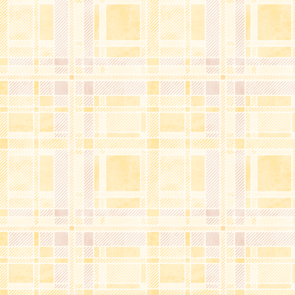 Sunshine Yellow Mode Plaid Wallcovering | DW Bespoke Studios