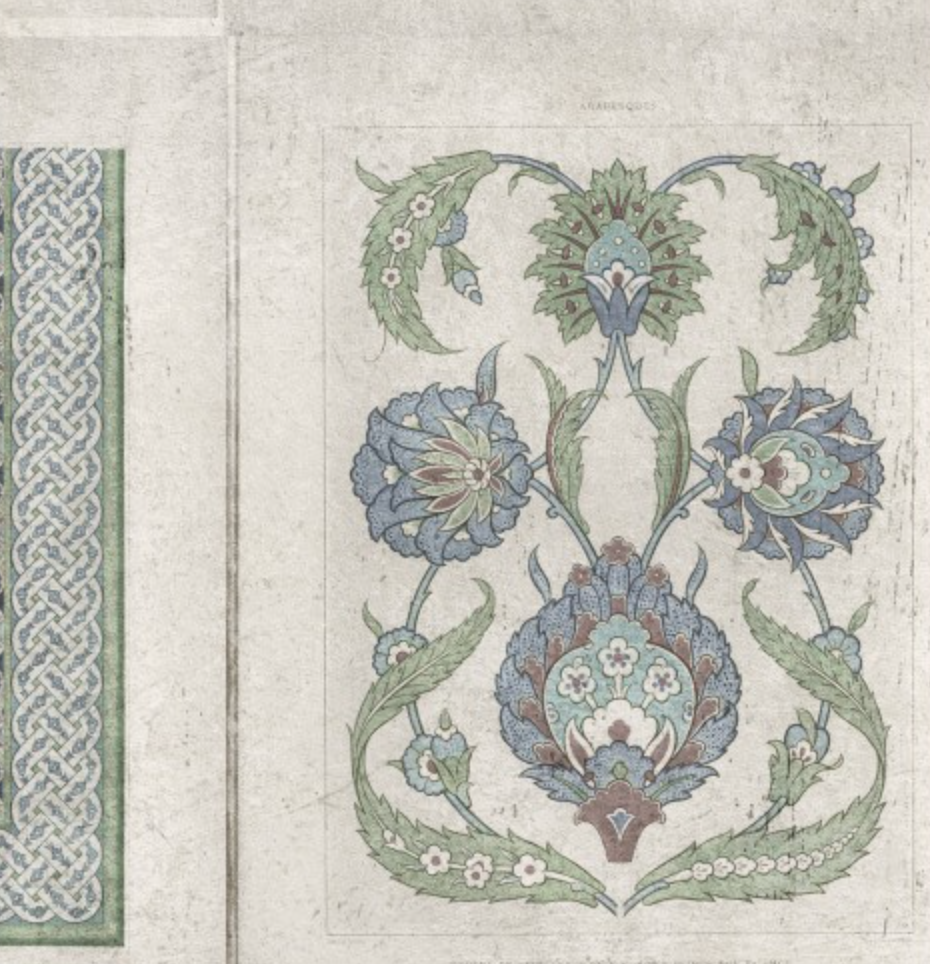 Arabesques Grey Neutral Wallpaper | Mind The Gap