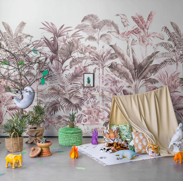 Pride Palms, Plum | Rebel Walls