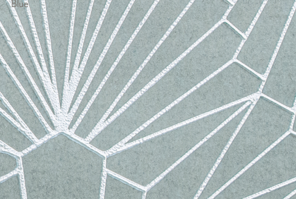 Serigraph Modern - Embellished Blue | Maya Romanoff